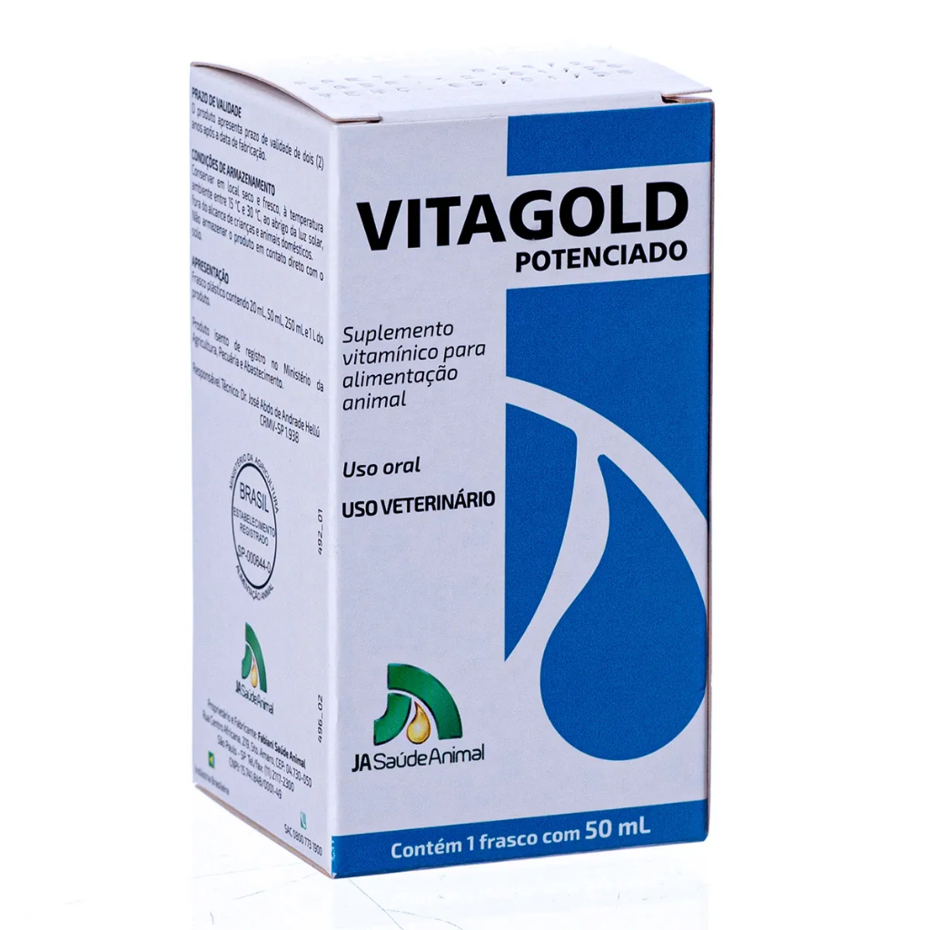 Suplemento Vitamínico Vitagold Potencializado 50 mL