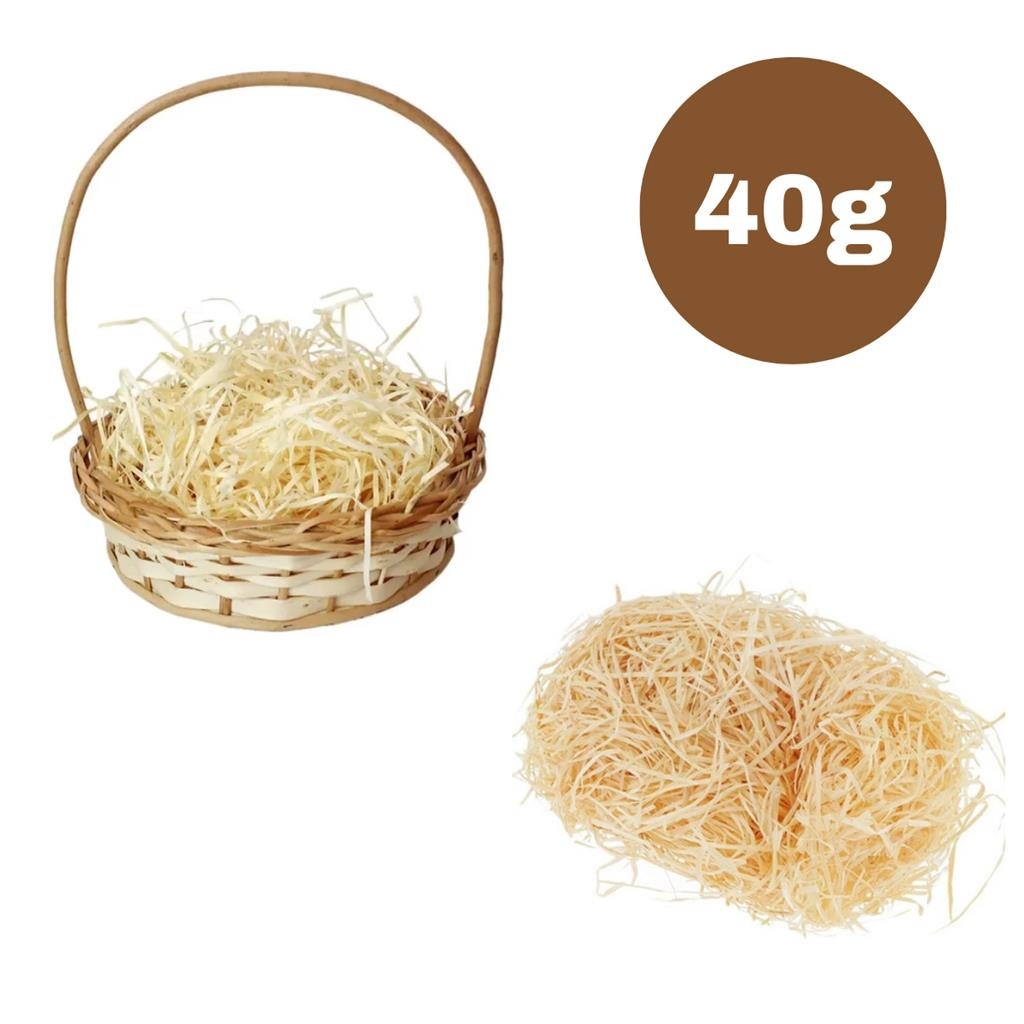 Palha natural de madeira, decoração, Proteção, Enfeite, Cesta de presente, Páscoa, Lembrancinha
