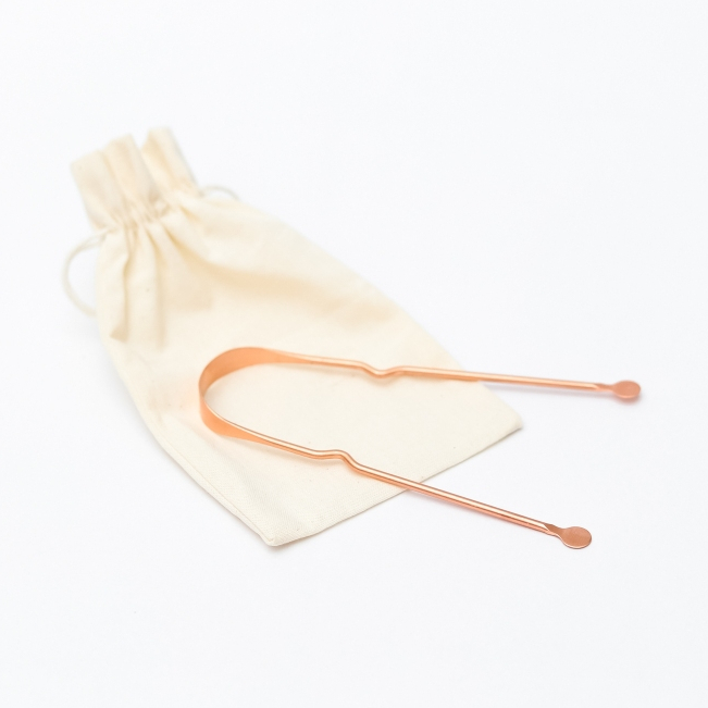 Raspador de língua de cobre puro em Oferta na Shopee