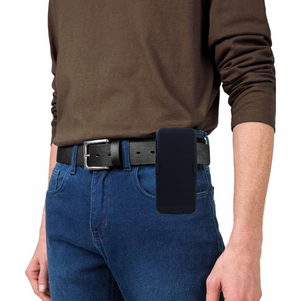 Capa  Capinha Case Suporte Cinto E Mesa Belt Clip para Samsung Galaxy A14 4g A145 5g A146 tela 6.6 pol - Cell in Power25