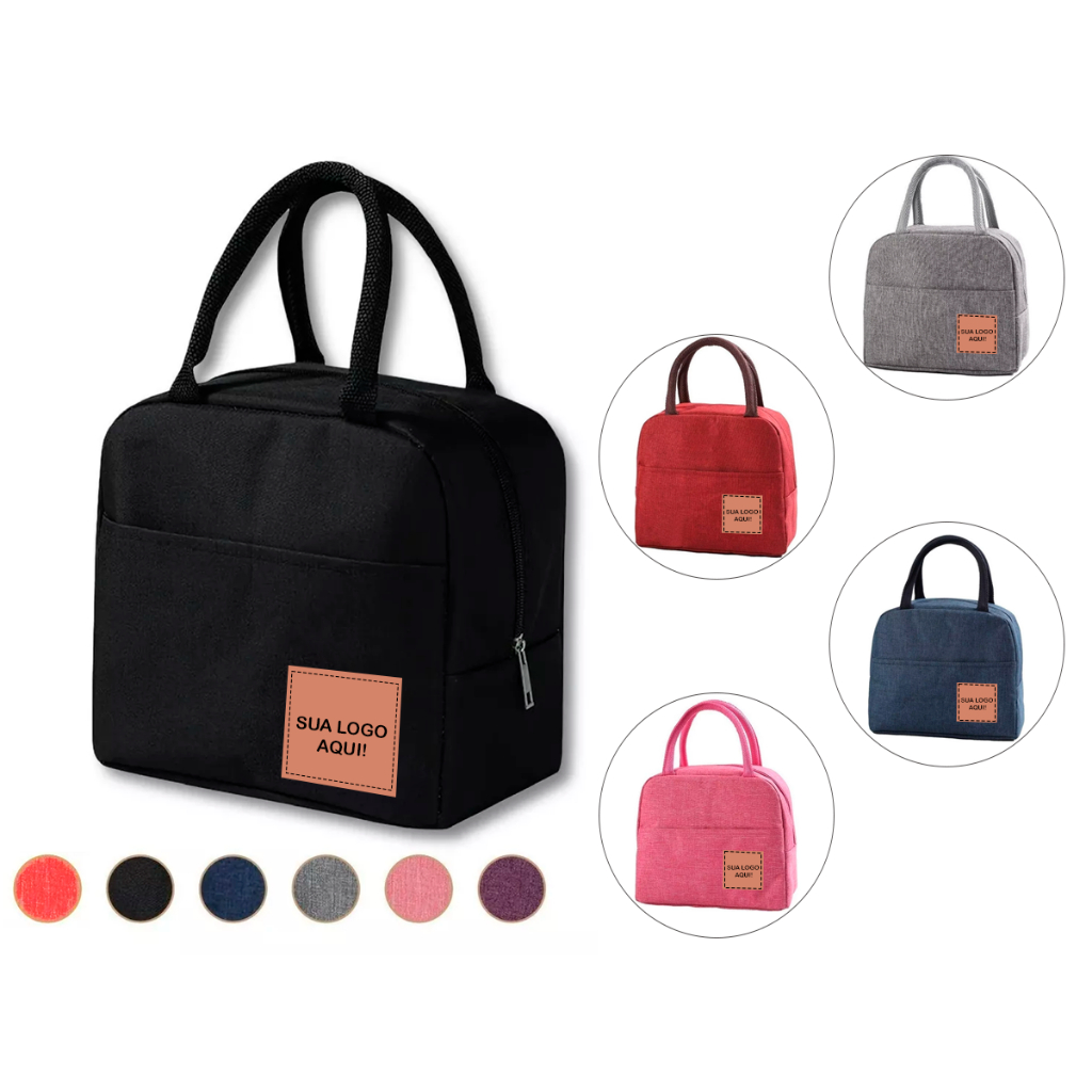Kit 15 Marmiteiras Térmicas Personalizadas Empresa Sua Logo Portátil Lancheira Presente em Oferta na Shopee