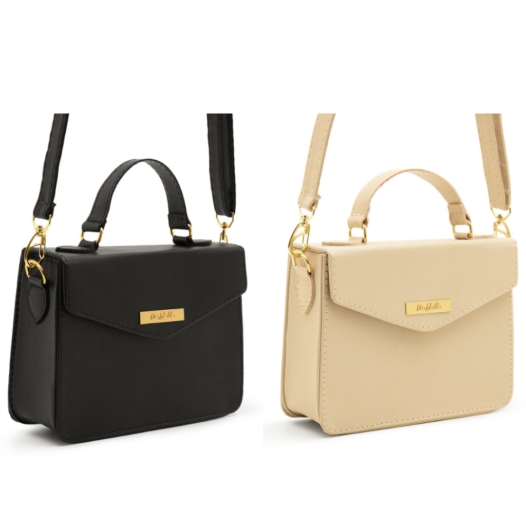 Kit 2 Bolsas Pequenas Alça Transversal com Regulagem e Alça Tote de Mão Colors Mini Bag