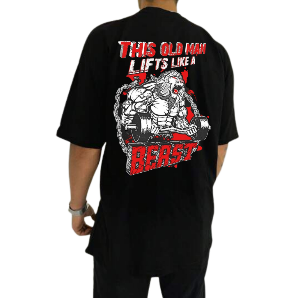 Camiseta Beast Treino Academia Camisa Oversized Masculina Lançamento