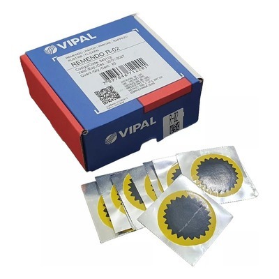 Remendo A Frio R-03 60mm - Caixa Com 65 Peças - Vipal