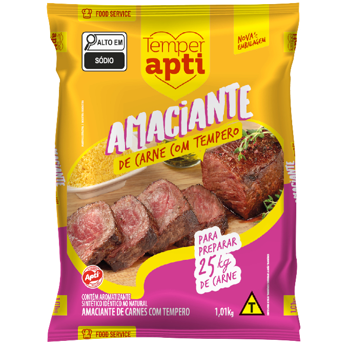 Amaciante de Carne com Tempero Apti 1,01kg em Oferta na Shopee
