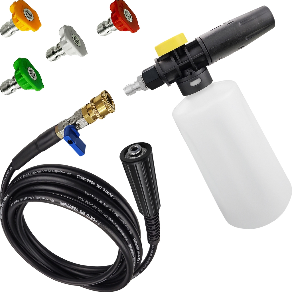Snow Foam Pop Bicos Coloridos Engate Rápido Compatível Karcher Compacta em Oferta na Shopee