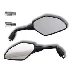 Par Retrovisor Mt 03 Mt03 Mt-03 Espelho Convexo Rosca Yamaha
