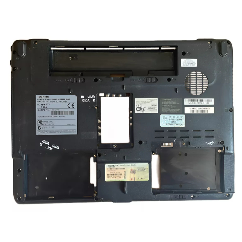 Carcaça Inferior Para Notebook Toshiba Satellite A205