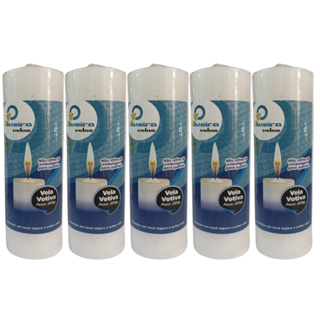 20 Velas De 7 dias ( votiva ) 100% Parafina Pura com 250 gr em Oferta na Shopee