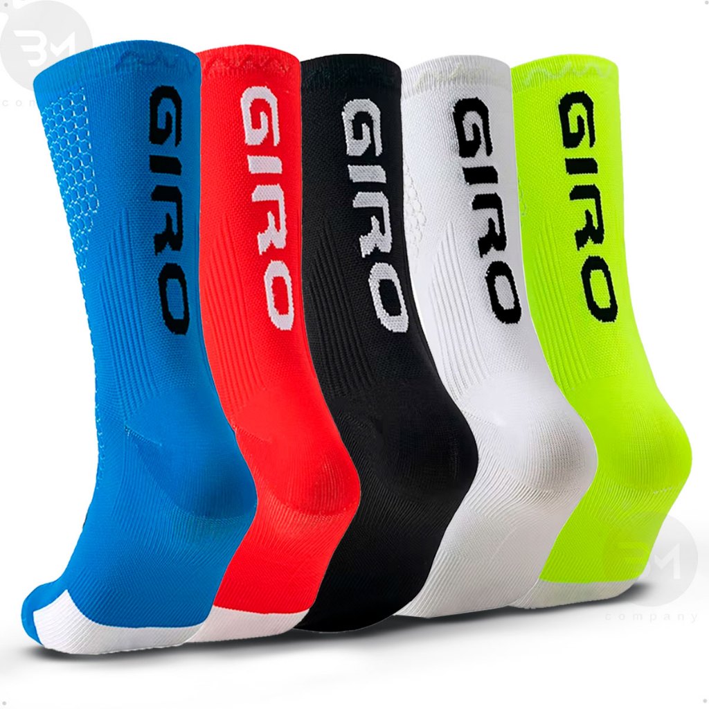 Meia Cano Alto Giro Corrida Com Compressão Microfibra Para Academia Bike Unissex Feminina Masculina em Oferta na Shopee