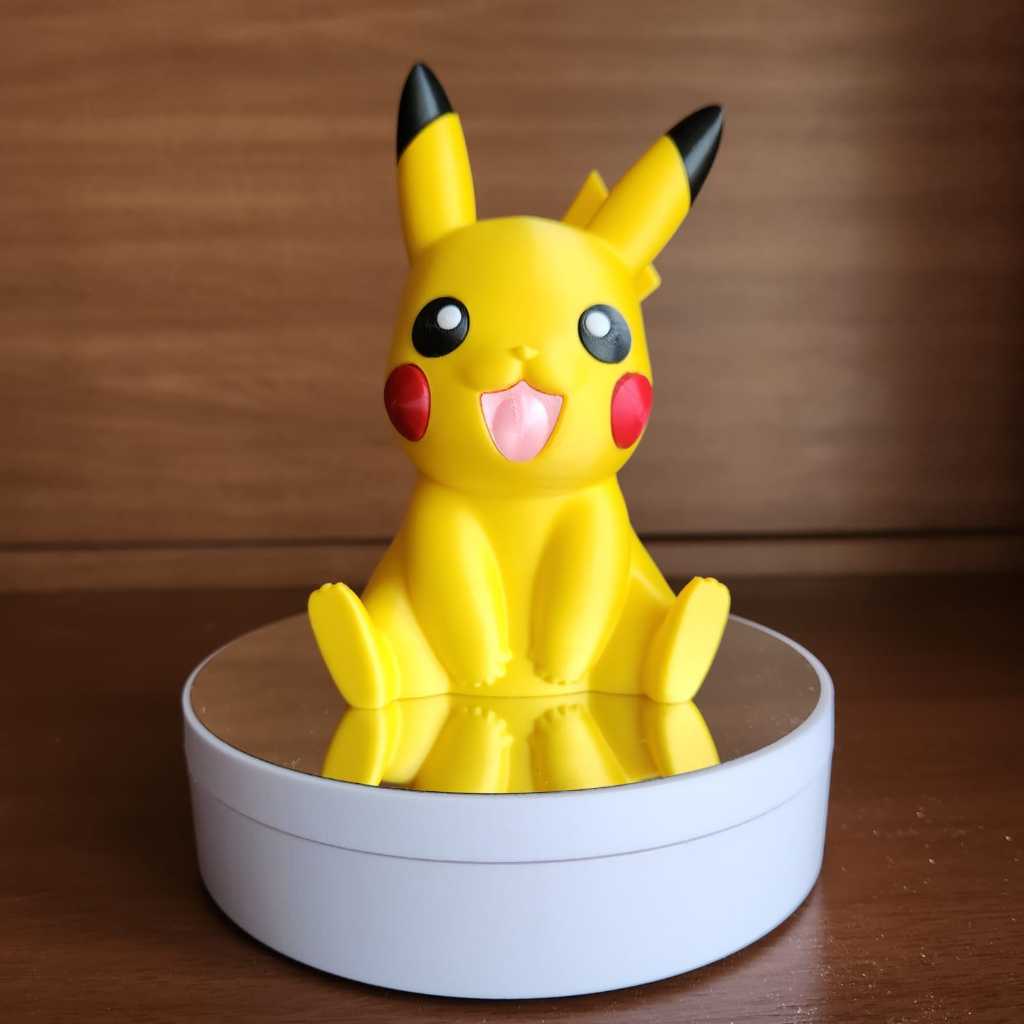 Boneco Pikachu Pokémon mangá anime decoração linda-  presente para criança e adultos--- colecionável