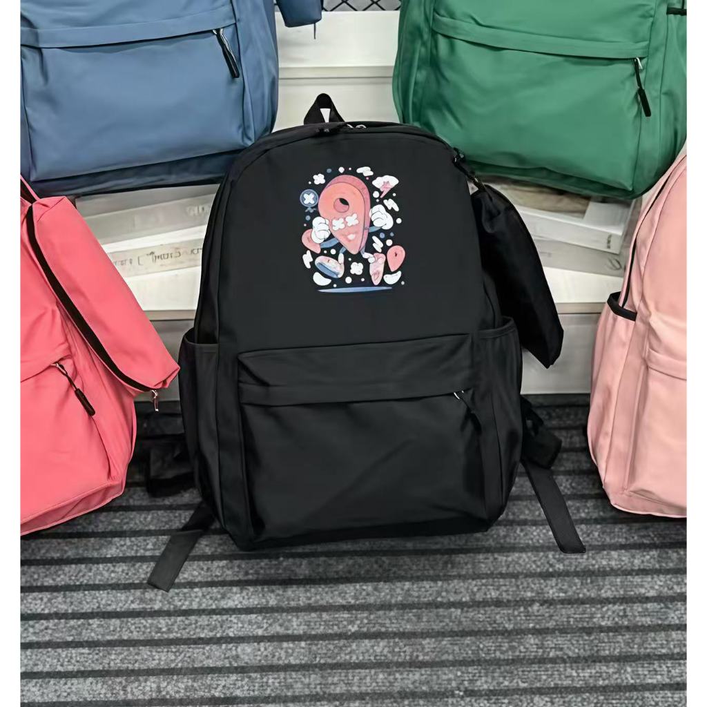 Mochila Unissex kit com estojo para escolar