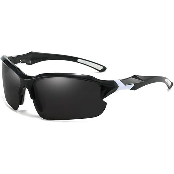 Óculos de Sol Esportivo para Ciclismo e Corrida Lentes Polarizadas Branco
