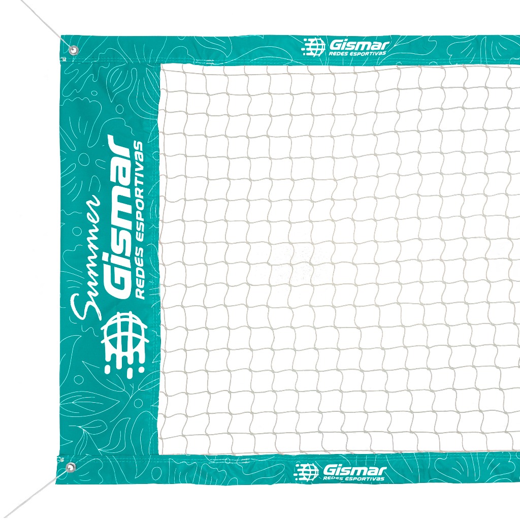 Rede Multisport PRO Summer Verde Praia – Beach Tennis, Futevôlei e Vôlei de Praia