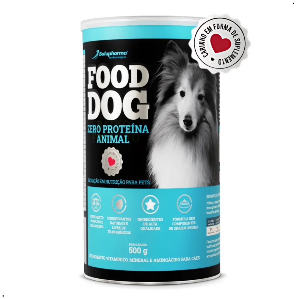 Food Dog Zero Proteína Animal 500g - Suplemento Vitamínico, Mineral e Aminoácido para Cães em Oferta na Shopee