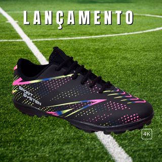 Chuteira de Society Adulto Futebol Quadra Grama Sintética em Oferta na Shopee