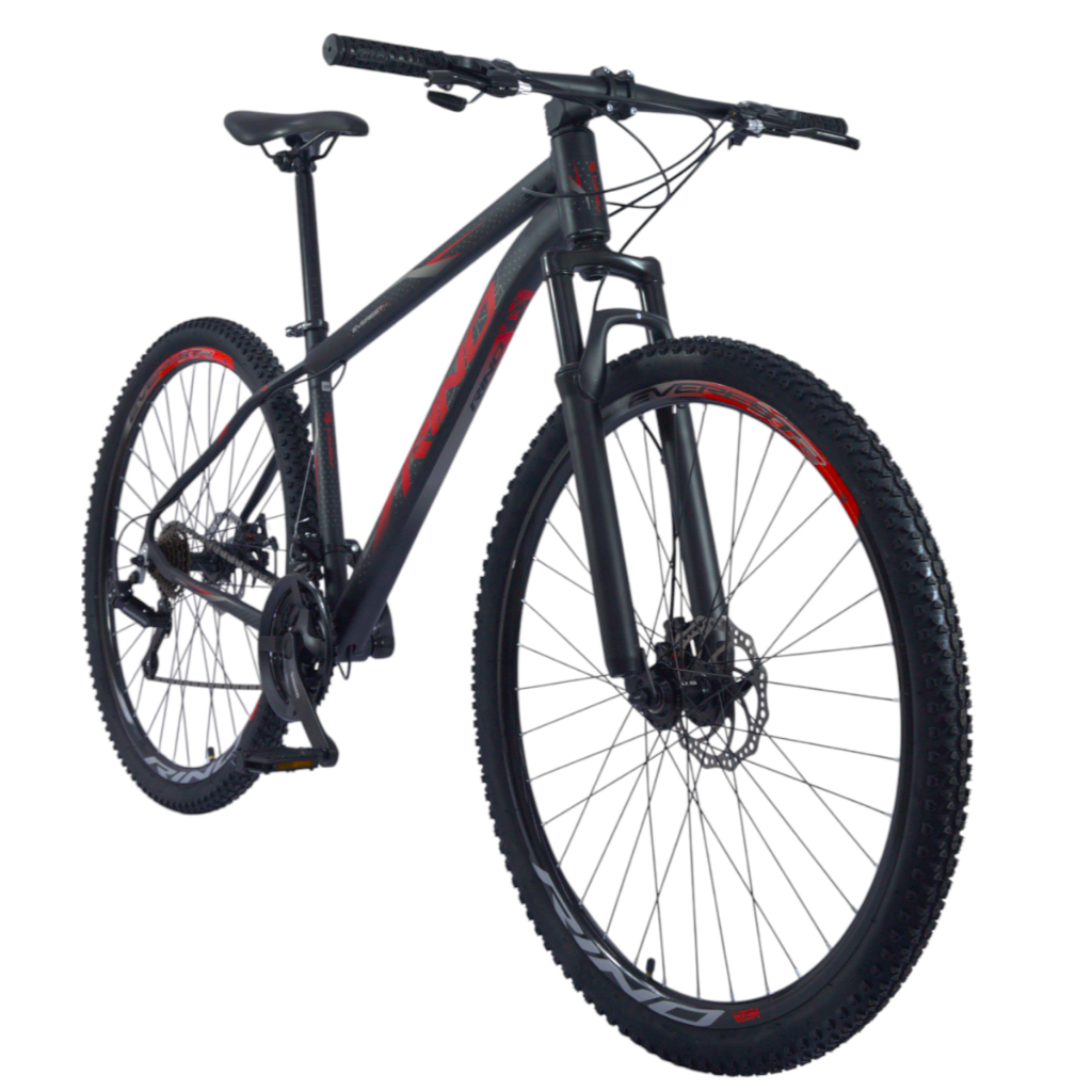 Bike Aro 29 RINO EVEREST 21V Cambios e Pedivela Shimano Cubo Roler