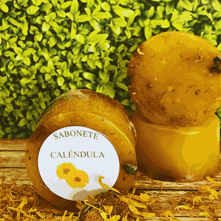 Sabonete Cicatrizante, Analgésico E Calmante | Fitoterápico | Calêndula 75 gramas em Oferta na Shopee