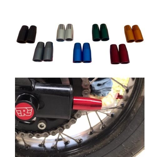 Capa Porca Esticador Corrente + Chave para motos Royal Enfield- Scram