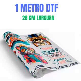 DTF Impressão Qualidade  Para Estamparia Blusas Qualquer Tecido 1 METRO por 28 CM Envio 24h em Oferta na Shopee