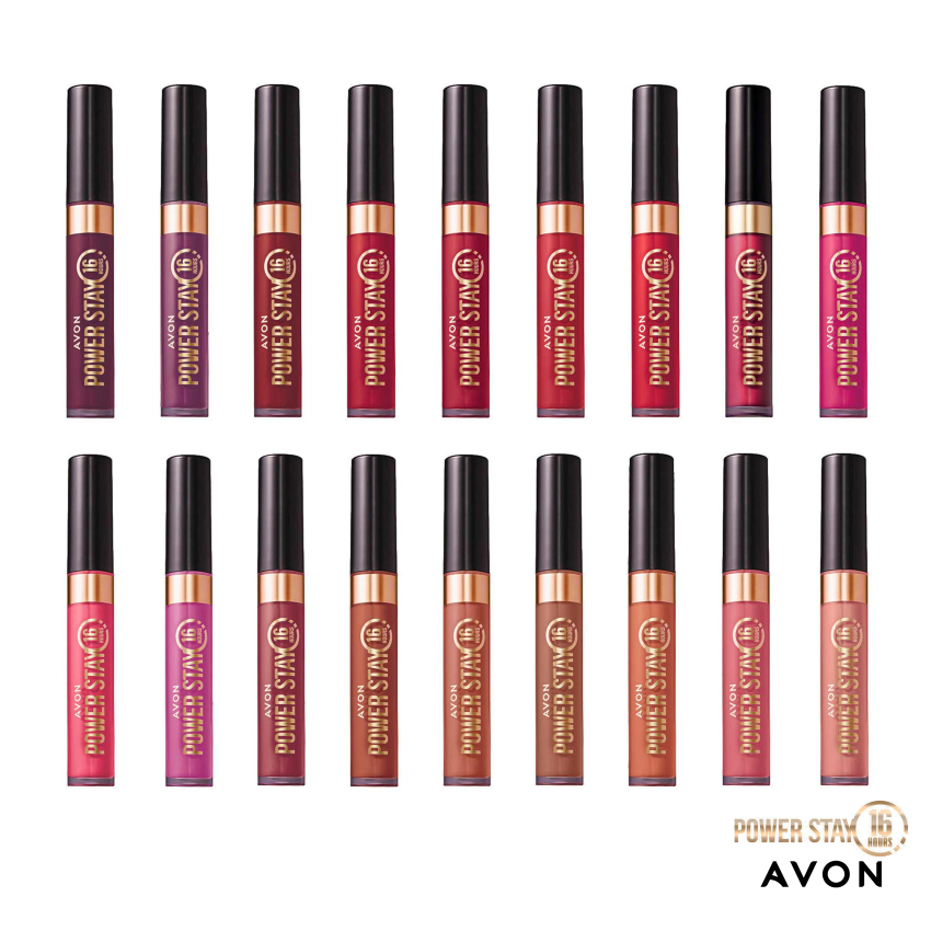 Avon Power Stay Batom Líquido Matte 16h - 6ml em Oferta na Shopee