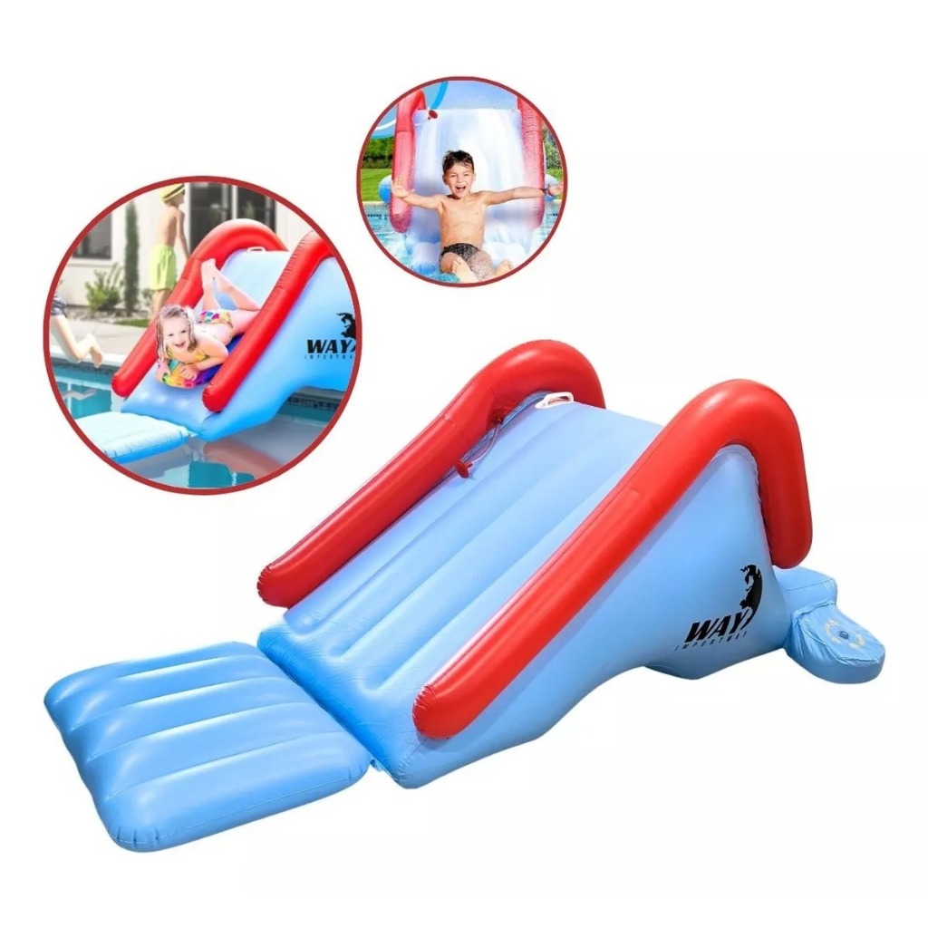Escorregador Inflável Tobogã Gigante Para Piscina 252cm em Oferta na Shopee