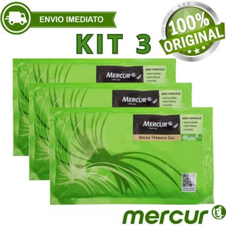 kit 3 Bolsa Térmica Em Gel Mercur Não Congela Tamanho M Maleável em Oferta na Shopee