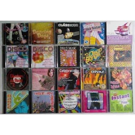 CD Disco Music Discoteque Dancin Days Flash Back Anos 70-80 Disco-Funk Coletâneas Original Gravadora Á Escolha