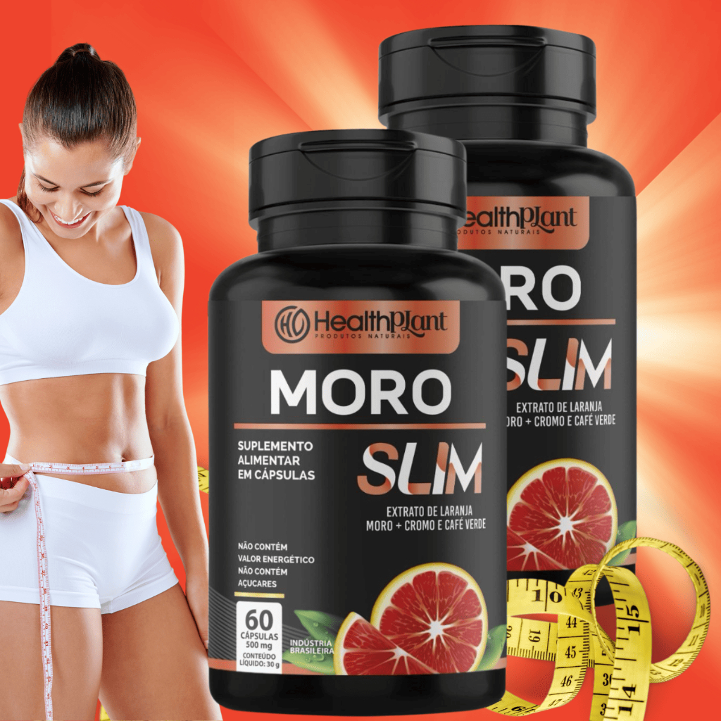 Moro Slim Concentrado 100% Original 500mg 60 Capsulas Laranja Moro