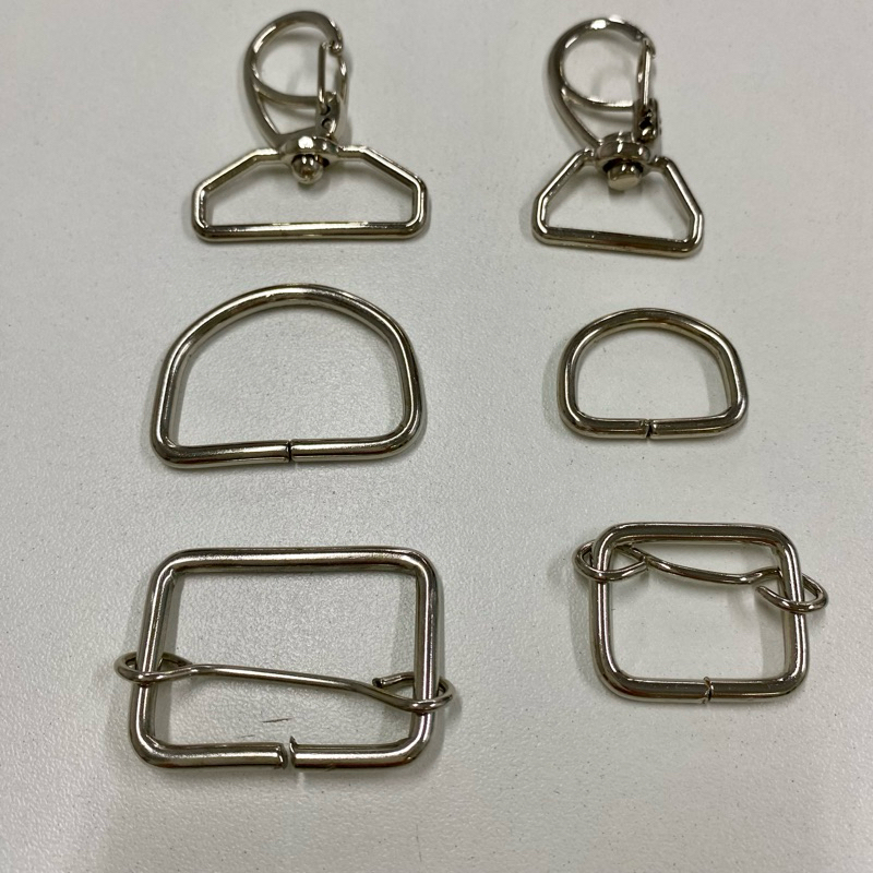 KIT para Confecção de Bolsas com Mosquetão, Regulador e Meia Lua