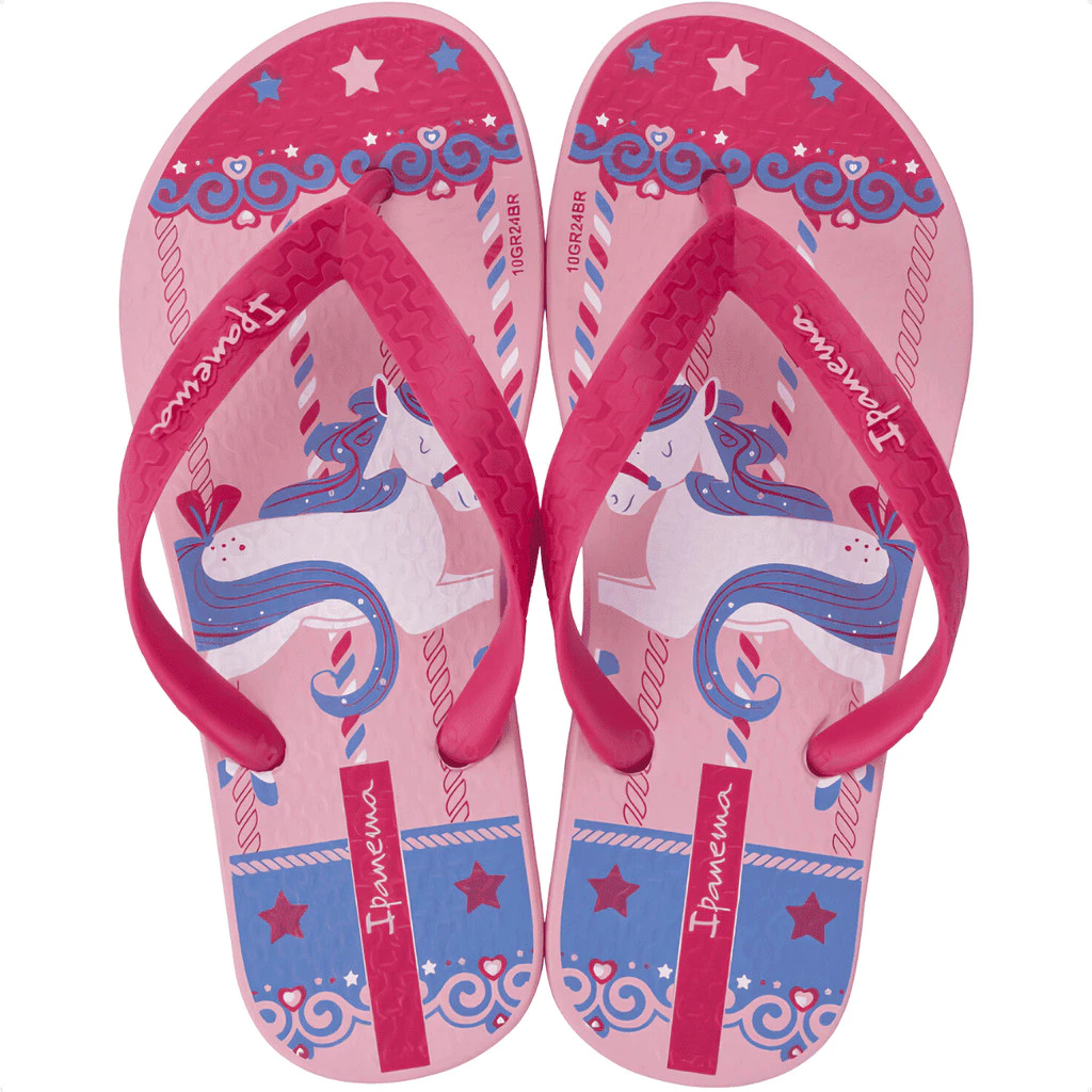Chinelo Ipanema Infantil Fantasia Unicórnio Menina