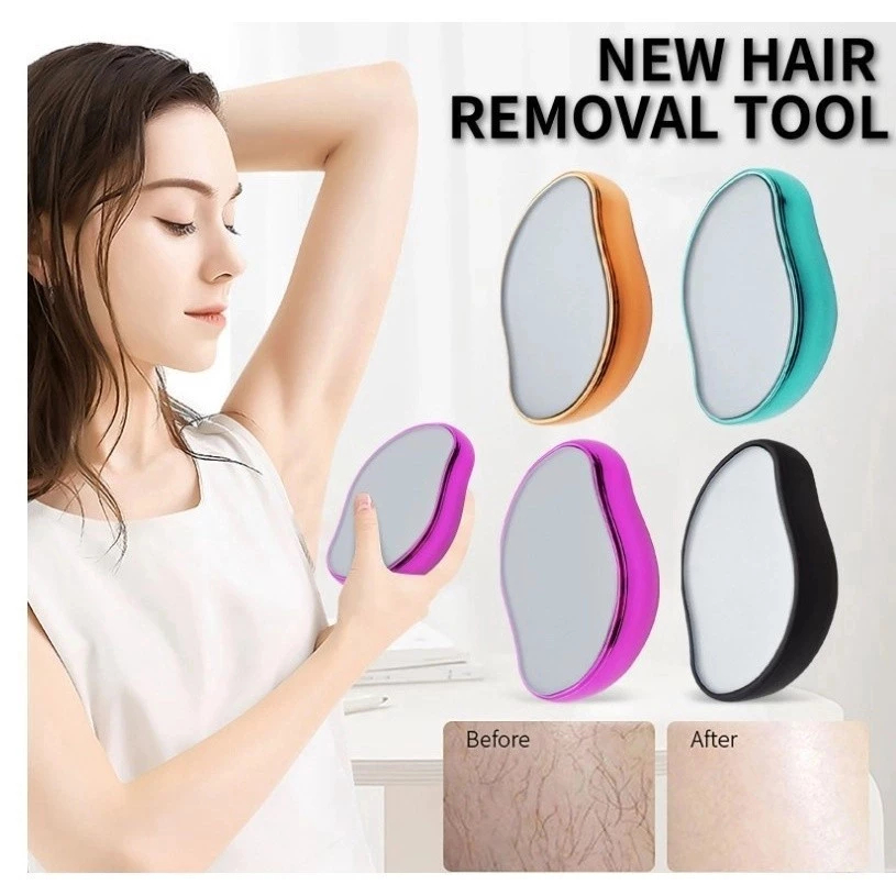 (promoção)Depilador De Cristal Indolor Reutilizável Ferramenta De Beleza Fácil De Limpar Seguro