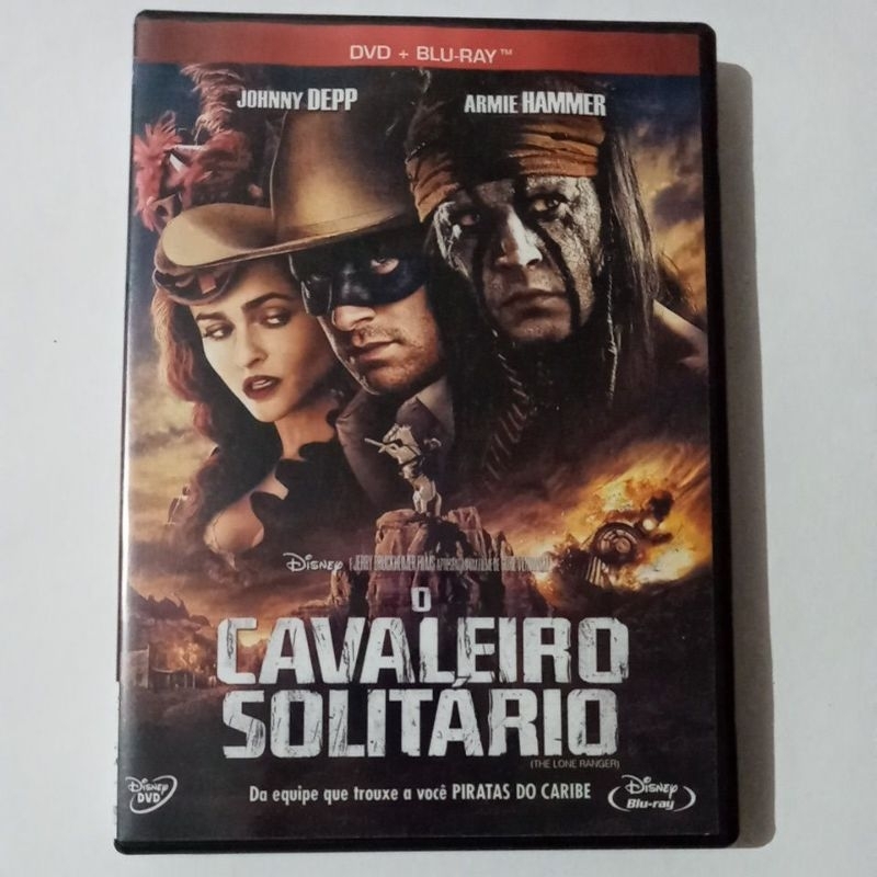 DVD + BLURAY O CAVALEIRO SOLITARIO / JOHNNY DEPP