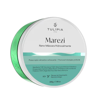 Máscara Facial Hidratante e Calmante Marezi 200g Tulipia