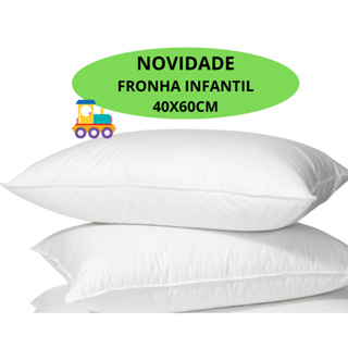 2 Fronha Capa Infantil Antiácaro Com Zíper Travesseiro 40cm x 60cm em Oferta na Shopee