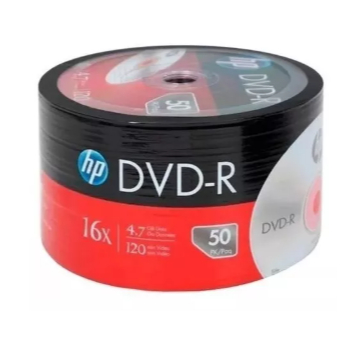 Dvd-r Hp 50 Unidades 4.7gb 16x - MIDIA DVD GRAVÁVEL