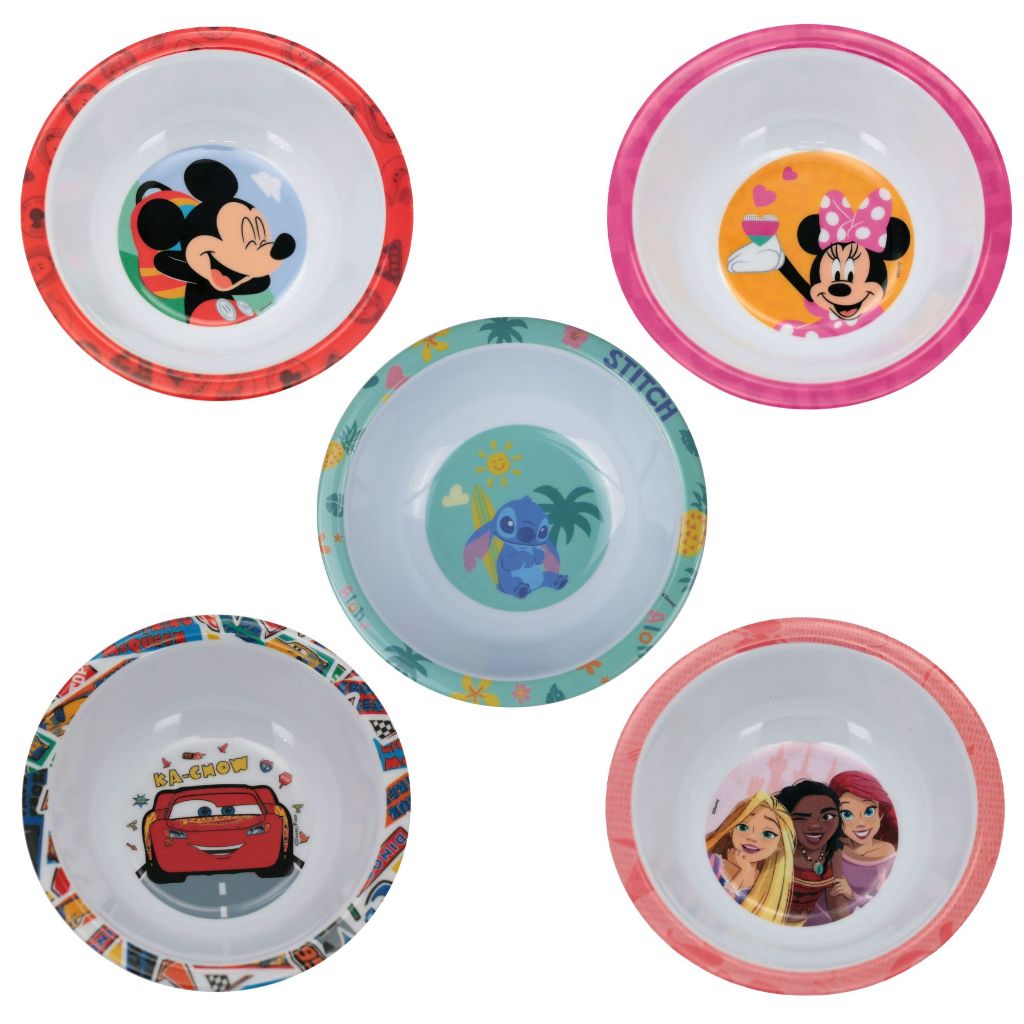 Bowl Infantil Disney 16cm Criança Refeição De Plástico BPA Free