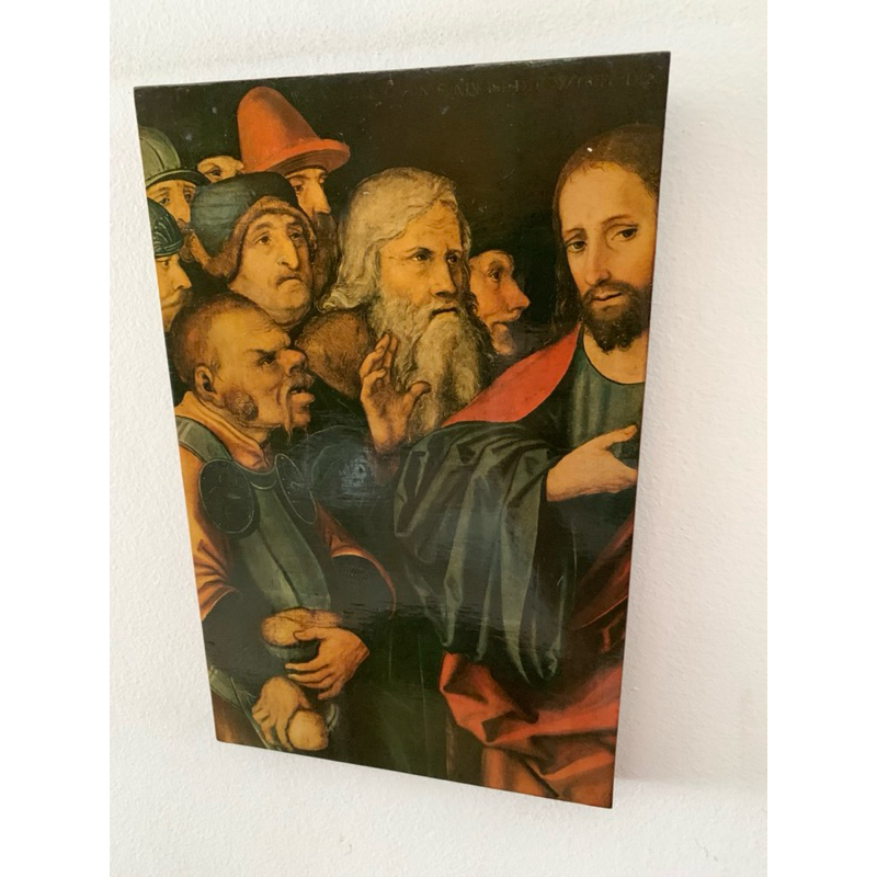 Quadro Decorativo Parede Jesus Cristão Católico Casa Antigo Antiguidade Antiquario