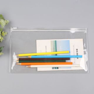 Estojo zip zap transparente e fosco multiuso com 10, 20 ou 50 unidades em Oferta na Shopee