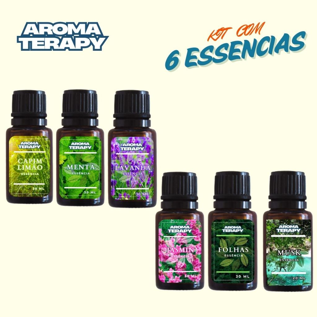 Essências Para Umidificador 20ml | Difusor de Ar e Ambiente | Essências Hidrossolúveis