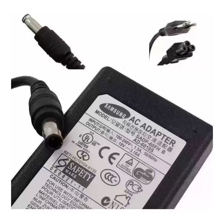 Fonte Carregador P/ Notebook Samsung 19v 3.16a SA-01