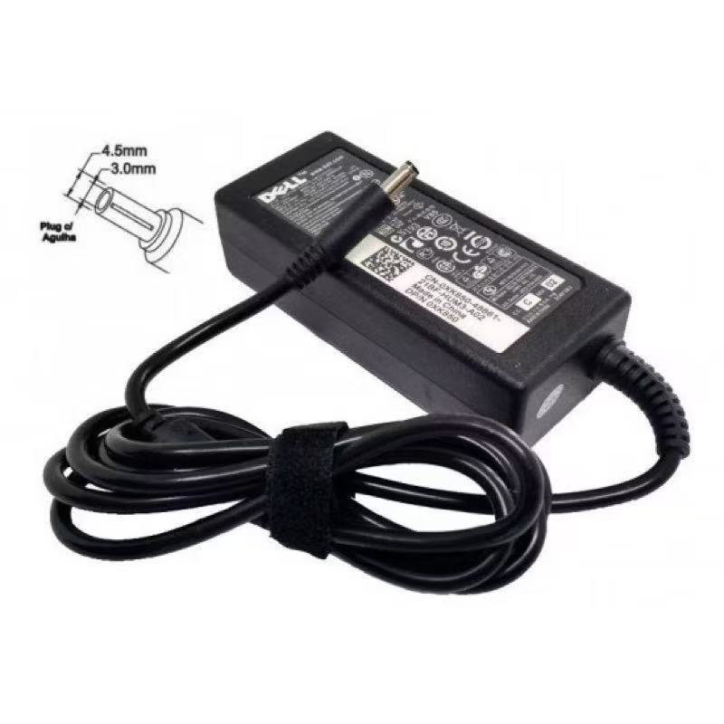 Fonte Carregador Dell 19.5v 3.34a 65w Plug 4.5mm X 3.0mm 110V-220V DE-08 em Oferta na Shopee