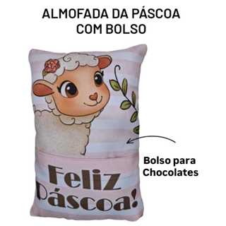 Almofada de Páscoa /Almofada Porta chocolate - PÁSCOA 2026 em Oferta na Shopee