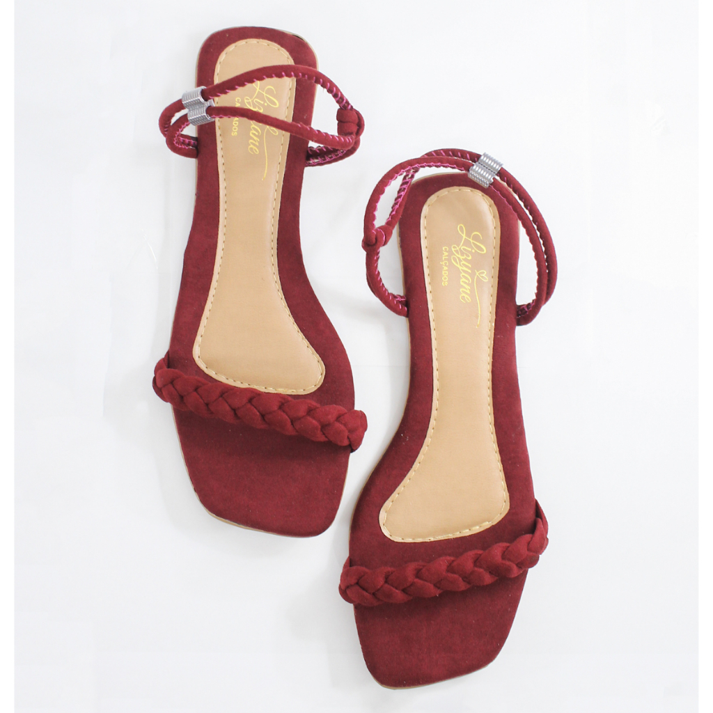 Sandália feminina trança rasteirinha feminina adulta de trança chinelo feminino em Oferta na Shopee
