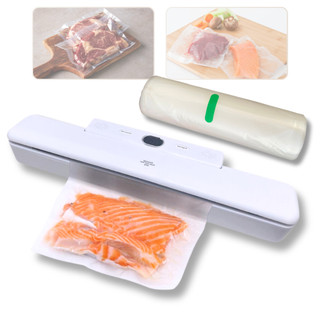 Maquina seladora digital a vácuo Conservar Alimentos Domésticos Branco Vacuo Fresh em Oferta na Shopee