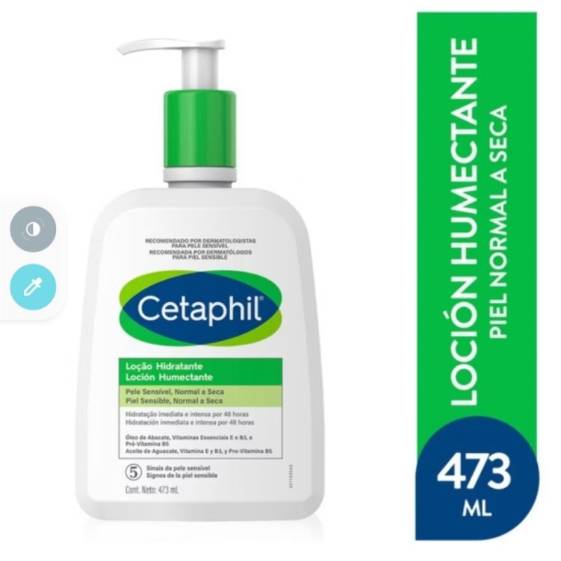 Loção hidratante Cetaphil para pele sensível normal a seca 473 ml