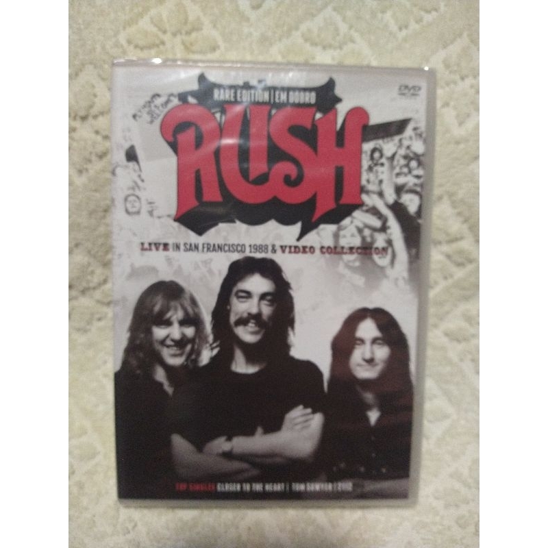 Dvd rush live in san francisco 1988 / video collection / Novo
