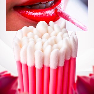 Kit 200 Pincel Aplicador Descartável De Gloss e Batom
