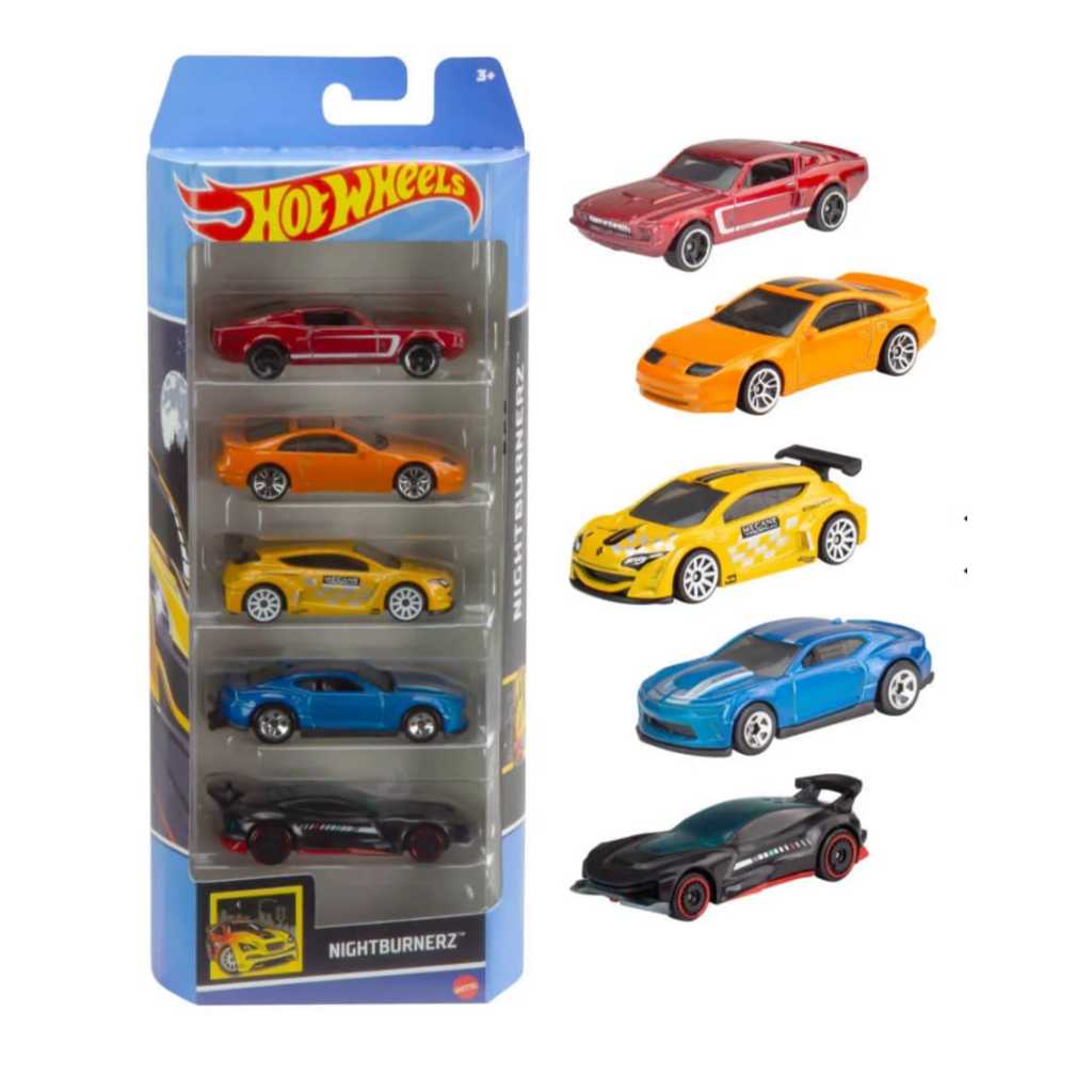 CARRINHO KIT COM 5 PEÇAS HOT WHEELS - VÁRIOS MODELOS em Oferta na Shopee