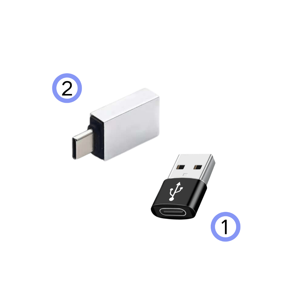 kit Adaptador Conector Tipo-c P/ Usb 3.0 Otg e Type-c Para Usb Femea  para redmi/motorola/ 15 pro max/samsung